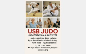 Rentrée 2025 Judo-Jujutsu-Taïso-Sport Santé Séniors-Sport sur Ordonnance