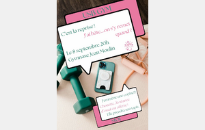 C'est la reprise à la Gym