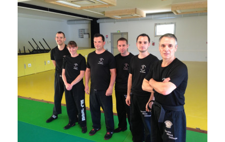 US BERGERAC AU STAGE DE KRAV MAGA DE SAINT-CYBRANET le Samedi 6 Juin 2015